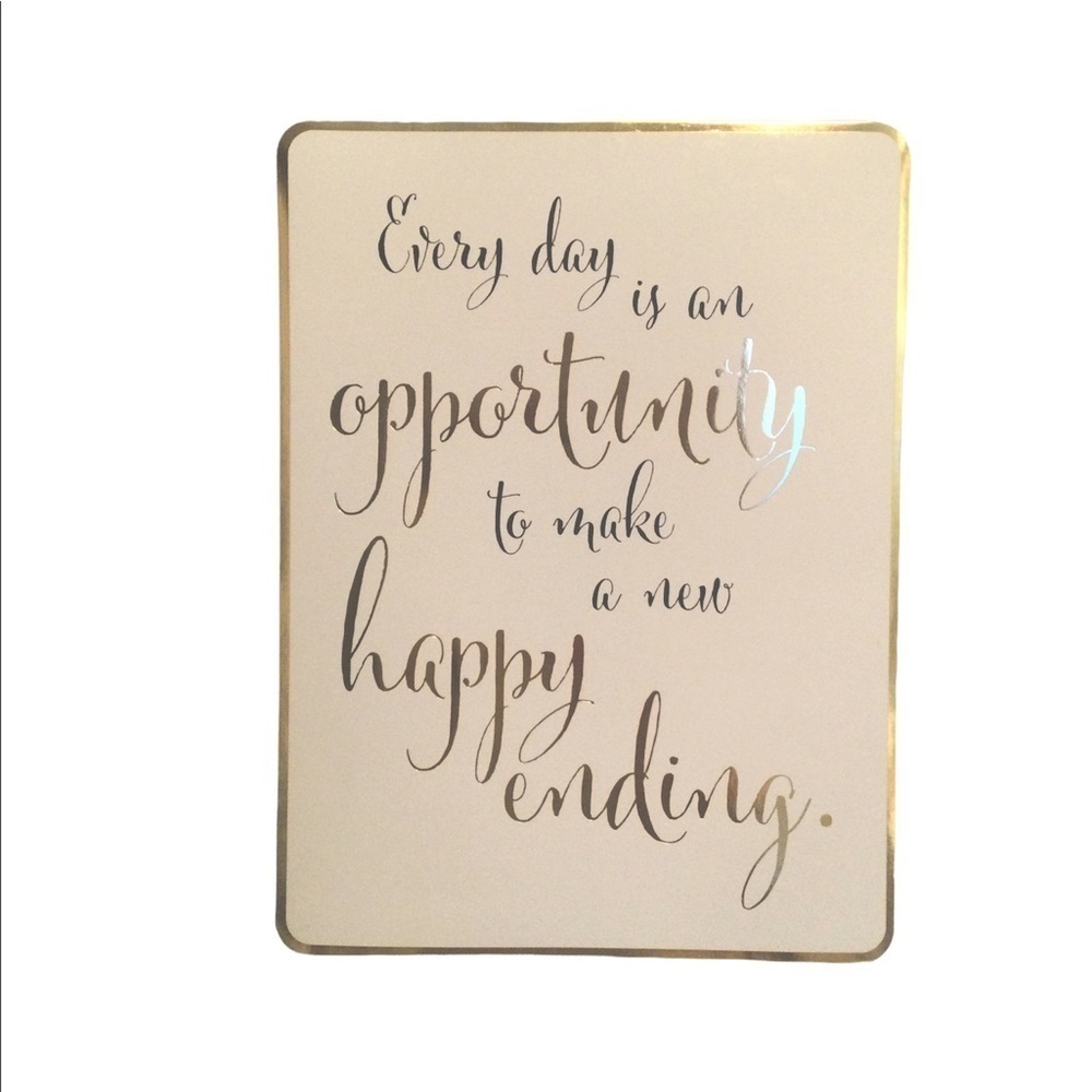 Inspirational Quotation Print / Wall Card Every Day is an Opportun…